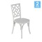 Flash Furniture Brooklyn Commercial Grade White Solid Wood Stackable Dining Chair with Intricate Back Detail, 2PK 2-ZH-8100-5-WHT-GG - alternate 8